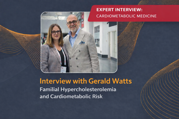 Gerald Watts at European Atherosclerosis Society Congress 2025 speaking about cascade screening and LDL-C lowering strategies